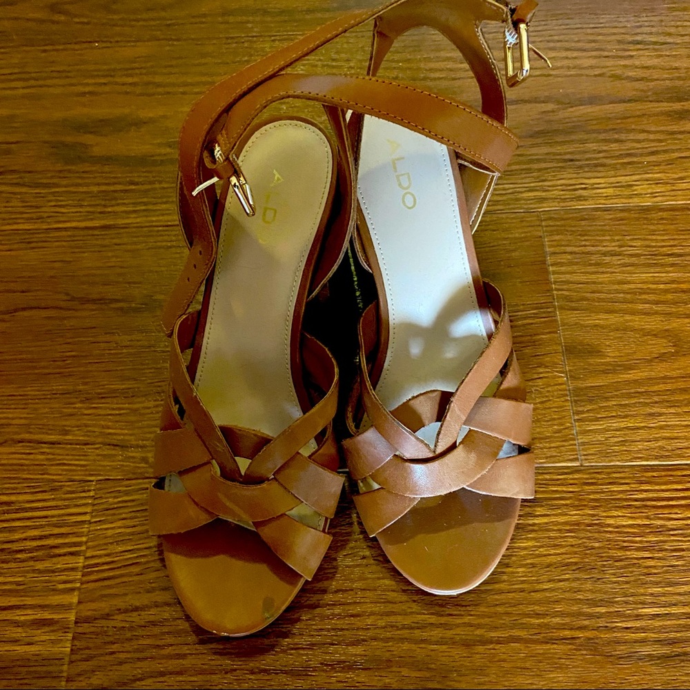 ALDO tan sandals